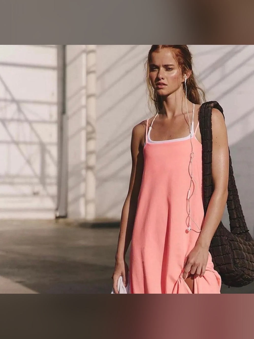 Free People Movement Strappy Hot Shot Dress NWT LARGE - Picture 2 of 8